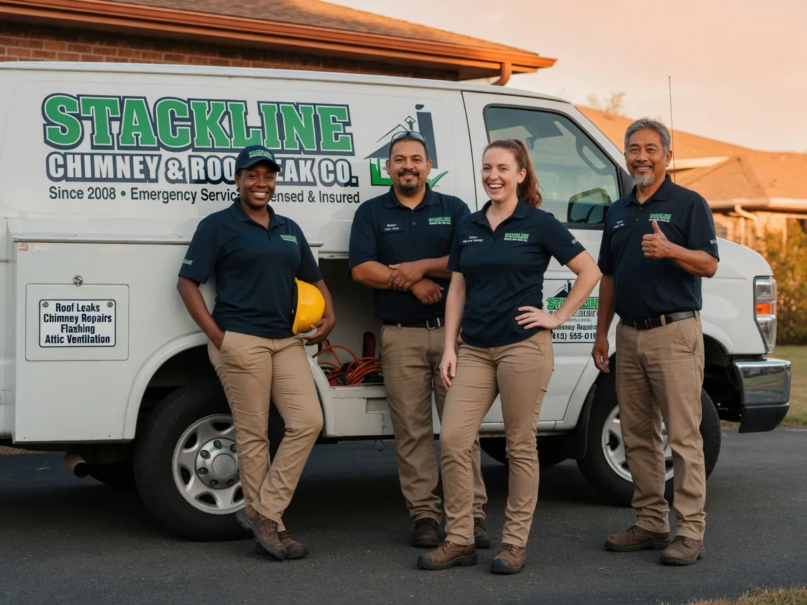 Chimney flashing repair company in Reklaw, TX